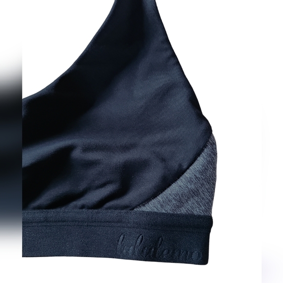 LULULEMON Box It Out Bra in Black/Heathered Black - Size 2 - Picture 4 of 8